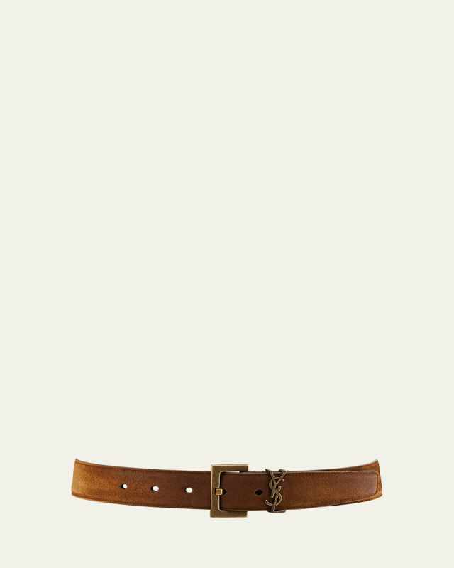 Leather YSL Belt